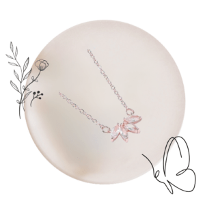Gold and Pink Diamond - Necklace