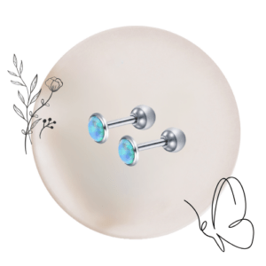 Blue Opal - Earings